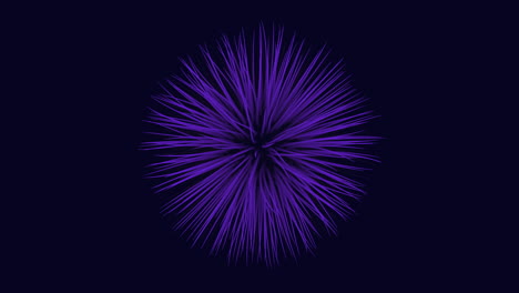 Lila-Blume-Stilisierte-Digitale-Grafik-Mit-Kreisförmigen-Blütenblättern