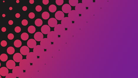 Lebhaftes-Abstraktes-Design-Mit-Violettem-Und-Rosafarbenem-Farbverlauf-Und-Kreisförmiger-Anordnung-Von-Punkten