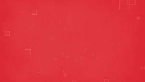 Dynamische-Weiße-Quadrate-Auf-Leuchtend-Rotem-Hintergrund