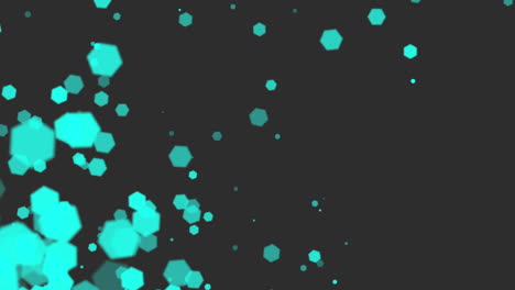 Abstrakte-Muster-Blaue-Und-Grüne-Kreise-Auf-Schwarzem-Hintergrund