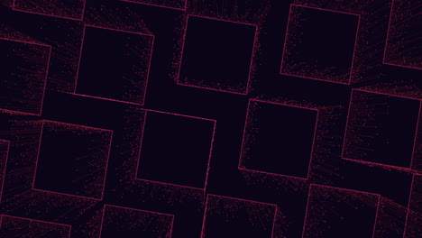 Dynamic-black-and-red-diagonal-square-pattern
