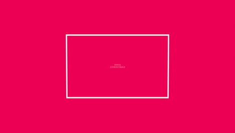 Merry-Christmas-text-in-frame-on-red-gradient