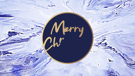 Merry-Christmas-on-blue-marble-texture-with-gold-circle