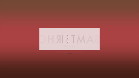 Modern-Merry-Christmas-text-in-frame-on-red-background
