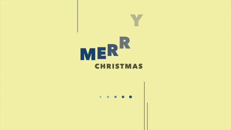 Texto-De-Feliz-Navidad-Con-Líneas-Y-Puntos-En-Degradado-Amarillo