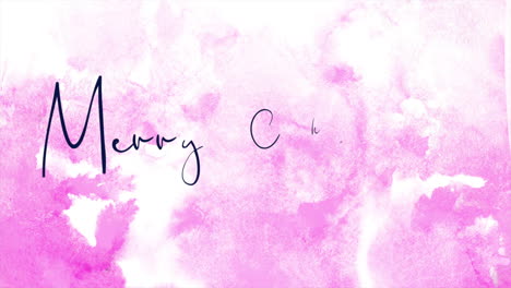 Merry-Christmas-on-pink-paint-texture