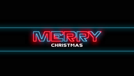 Merry-Christmas-with-neon-text-on-black-gradient
