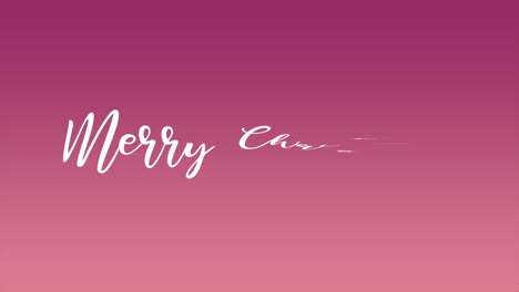 Modern-Merry-Christmas-text-on-pink-gradient