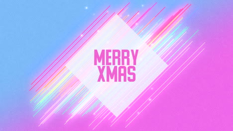 Merry-XMAS-text-with-neon-lines-on-purple-gradient