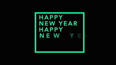 Modern-and-repeat-Happy-New-Year-text-in-frame-on-black-gradient