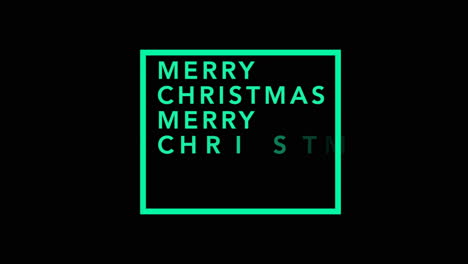 Modern-repeat-Merry-Christmas-in-frame-text-on-black-gradient