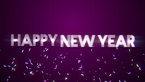Retro-Happy-New-Year-text-with-confetti-on-purple-gradient