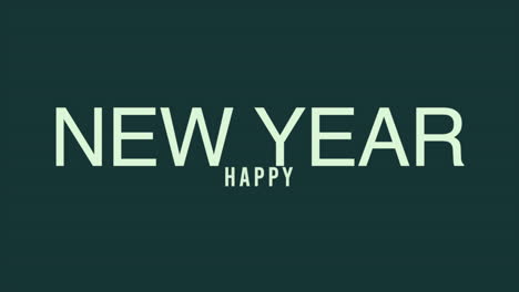 Modern-Happy-New-Year-text-on-green-gradient