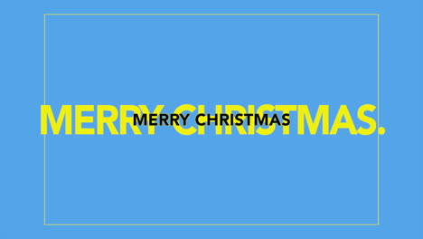 Modern-Merry-Christmas-text-in-frame-on-blue-gradient