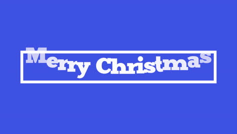 Texto-Moderno-De-Feliz-Navidad-En-Marco-En-Degradado-Azul