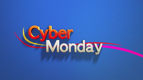 Lebendiger-Und-Moderner-Cyber-Monday-Text-Auf-Blauem-Farbverlauf
