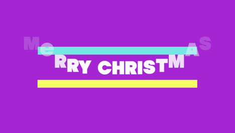 Modern-Merry-Christmas-text-in-frame-on-purple-gradient