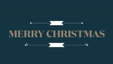 Retro-Merry-Christmas-text-with-in-frame-on-blue-gradient