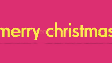 Rolling-Merry-Christmas-text-on-red-gradient