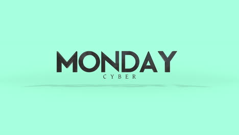 Eleganter-Cyber-Monday-Text-Auf-Grünem-Farbverlauf