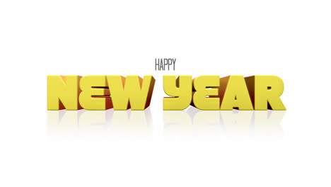 Cartoon-Happy-New-Year-text-on-a-vibrant-white-gradient