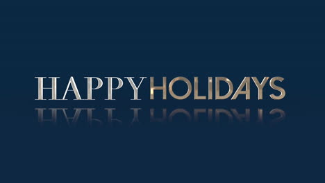 Elegance-Happy-Holidays-text-on-blue-gradient
