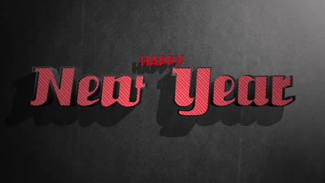 Retro-Happy-New-Year-text-set-on-a-black-grunge-texture