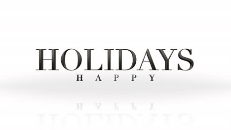 Elegance-Happy-Holidays-text-on-white-gradient