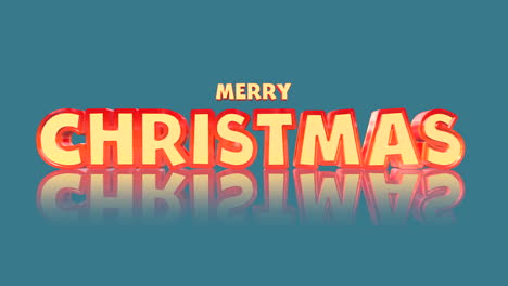 Texto-De-Feliz-Navidad-De-Dibujos-Animados-En-Un-Gradiente-Azul-Vibrante