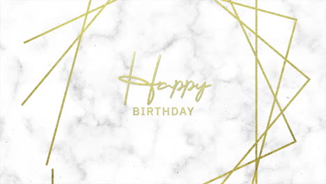 Elegance-Happy-Birthday-text-with-gold-lines-on-marble-pattern