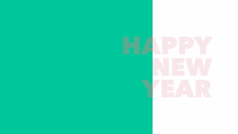 Texto-Moderno-De-Feliz-Año-Nuevo-En-Degradado-Verde-Y-Blanco