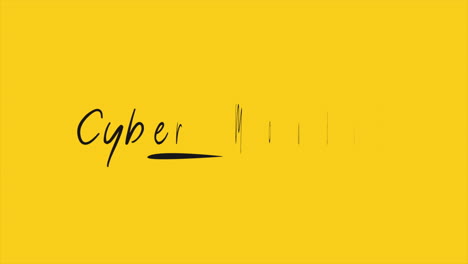 Modern-Cyber-Monday-text-on-yellow-gradient
