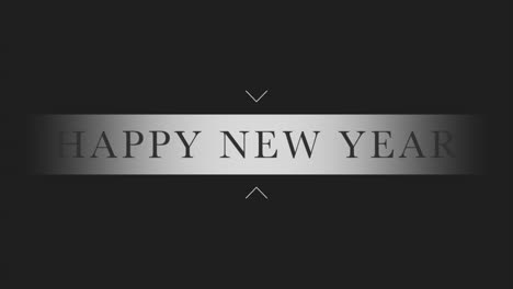 Modern-Happy-New-Year-text-in-frame-on-black-gradient