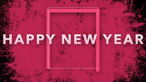 Happy-New-Year-text-with-red-watercolor-ink-on-black-gradient