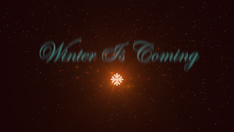 Winter-Is-Coming-with-snowflake-symbol-and-flying-glitters-in-galaxy