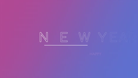 Texto-Moderno-De-Feliz-Año-Nuevo-En-Degradado-Púrpura
