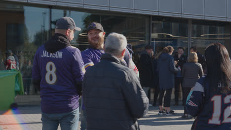 Crowd-Of-Supporters-Outside-Tottenham-Hotspur-Stadium-For-2023-NFL-Games-In-London-8