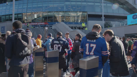 Crowd-Of-Supporters-Outside-Tottenham-Hotspur-Stadium-For-2023-NFL-Games-In-London-6