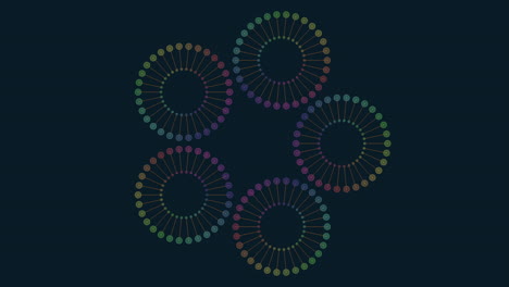 Bunte-Linien-Erzeugen-Ein-Kompliziertes-Kreisförmiges-Muster