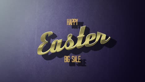 Goldener-Frohe-Ostern-Verkaufstext-Auf-Violettem-Hintergrund