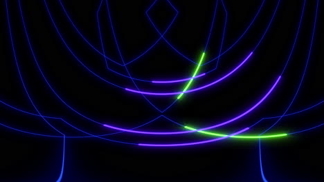 Vibrant,-abstract-design-glowing-lines-and-shapes-in-blue-and-yellow