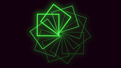 Patrón-Geométrico-Verde-Brillante-Con-Cuadrados