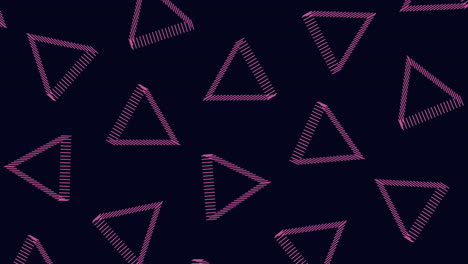 Zigzag-green-triangle-pattern-on-dark-background