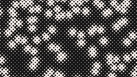 Monochrome-grid-of-circles-creates-striking-pattern