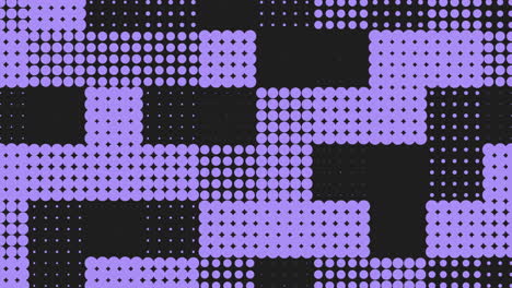 Purple-and-black-dots-in-grid-pattern