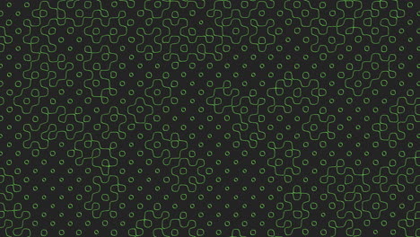 Geometric-black-and-green-checkerboard-pattern-with-linked-circles