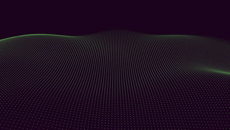 Dynamic-3d-zigzag-waves-illuminate-dark-background