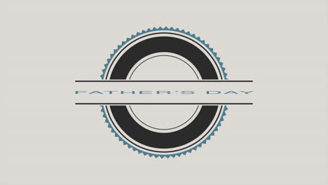 Fathers-Day-logo-circular-design-with-blue-and-white-stripes-on-light-gray-background