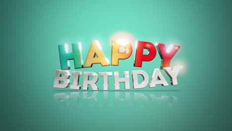 Glowing-3d-text-Happy-Birthday-celebration