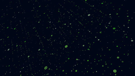 Abstract-dark-background-with-scattered-green-dots